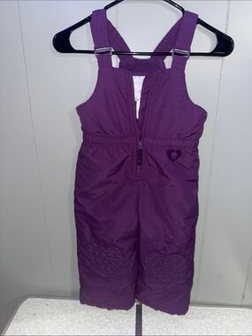 Purple Kids Snow Bib Overalls